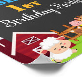 Bauernhof Begrüßungszeichen Party Barnyard Begrüßu Poster (Ecke)