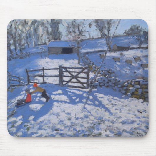 Bauernhof bei Elton nahe Rowsley 2008 Mousepad (Vorne)