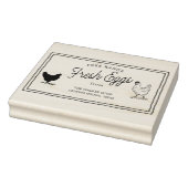 Bauernhof Best | Eierkarton - Briefmarke Gummistempel (Stempel)