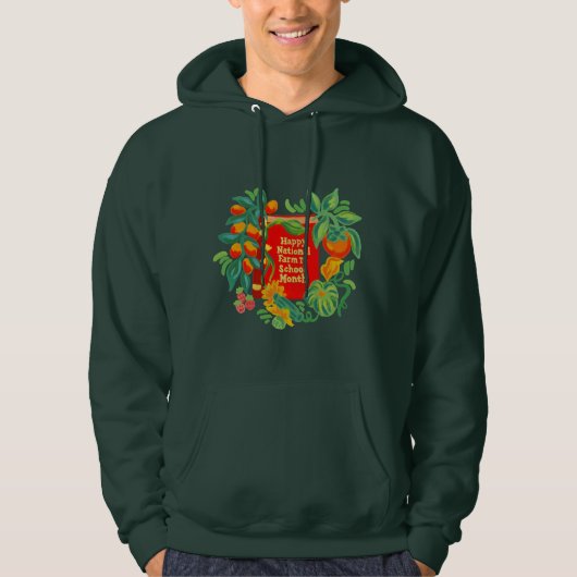 Bauernhof bis Schule Monat Hoodie (Vorderseite)