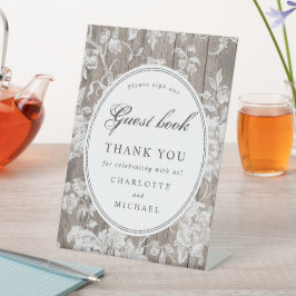 Bauernhof Bitte unterschreiben Sie unser Gästebuch Sockelschild