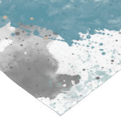 Bauernhof Blue Gray Palette Spritzer Kurzer Tischläufer (Ecke)