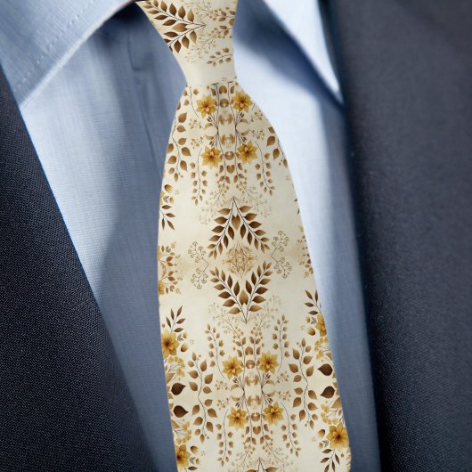 Bauernhof Blumenmuster Krawatte