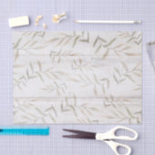 Bauernhof Botanisches Weißholz Rosa Rustikale Blät Seidenpapier (Handwerk)