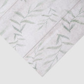 Bauernhof Botanisches Weißholz Rustikale Blätter Seidenpapier (Ausschnitt)