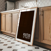 Bauernhof Brown Christliche Glaube Zitat Poster