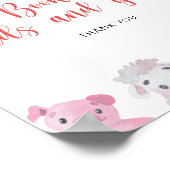 Bauernhof - Bücherkarten und Geschenke Poster (Ecke)