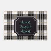 Bauernhof, Buffalo-Karo, Kariertes Bauernhaus, Doo Fußmatte (Vorderseite)