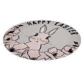 Bauernhof Bunny Magnolio Blume Ostern Schneidebrett (Ecke)