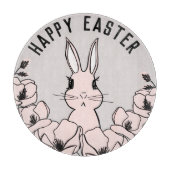 Bauernhof Bunny Magnolio Blume Ostern Schneidebrett (Vorderseite)