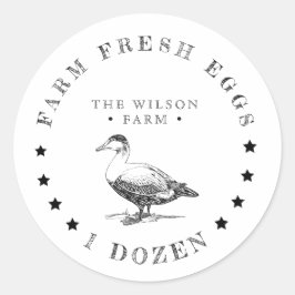 Bauernhof Die besten Sterne Ente Eierkarton Sticke Runder Aufkleber