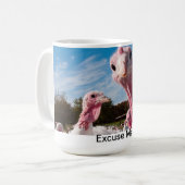 Bauernhof die Türkei lustig Kaffeetasse (Vorderseite Links)