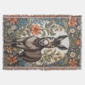 Bauernhof Donkey William Morris Inspiriert Decke (Vorderseite)