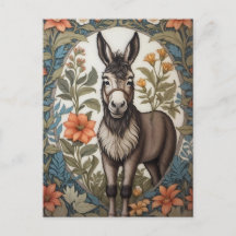 Bauernhof Donkey William Morris Inspiriert