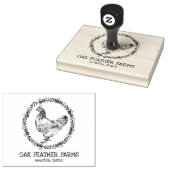 Bauernhof Eierkarton Briefmarke Gummistempel (Stempel)