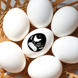 Bauernhof Eierkarton Hühnerfarm Frische Eiern Gummistempel