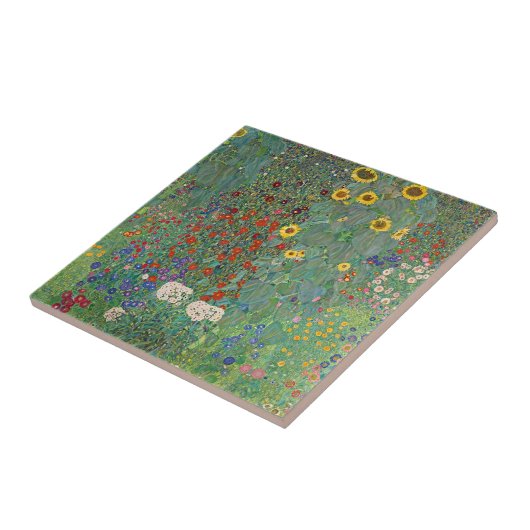 Bauernhof Elegante - Klimt Keramik Fliese (Seite)