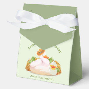 Bauernhof-Entenküken schlüpft bald Baby-Party Geschenkschachtel