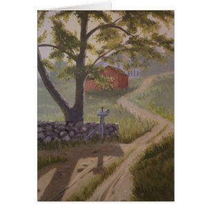 BAUERNHOF ENTLANG EINER STRASSE