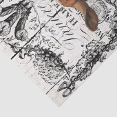 Bauernhof Floral Boer Ziegen Seidenpapier (Detail)