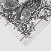 Bauernhof Floral Rhode Insel Rote Hühner Seidenpapier (Detail)