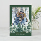 Bauernhof Foto Ferienkarte Feiertagskarte (Stehend Vorderseite)