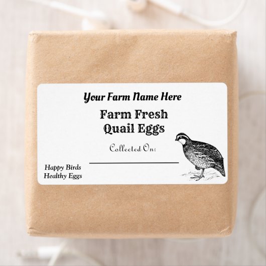 Bauernhof Fresh Bob White Quail Eggs White Carton (Insitu)