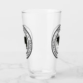 Bauernhof Fresh Bull Cow Silhouette Glas (Links)