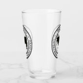 Bauernhof Fresh Bull Cow Silhouette Glas (Rechts)