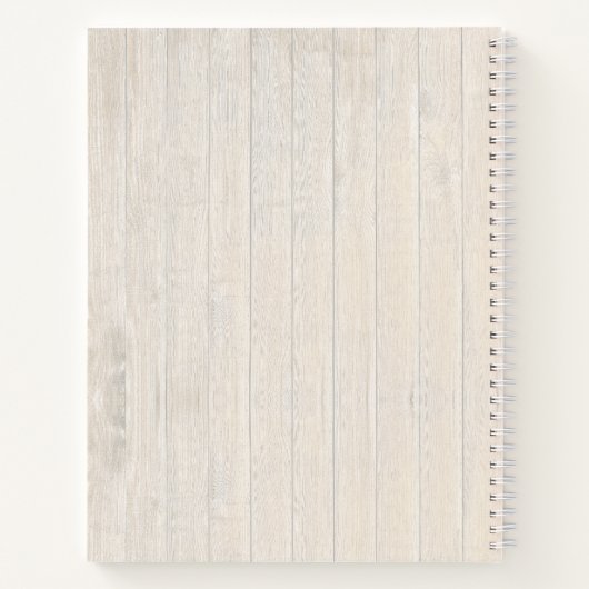 Bauernhof Fresh | Rustikales Lavendelrezid Notizblock (Rückseite)