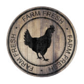 Bauernhof Frisch Bauernhaus Stall Holz Schwarzer H Schneidebrett (Vorderseite)