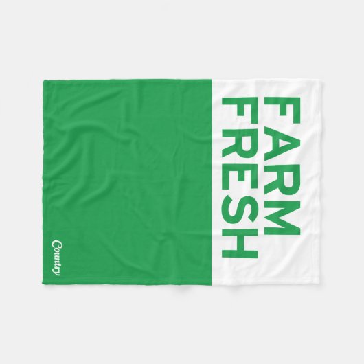 Bauernhof frisch fleecedecke (Vorderseite (Horizontal))