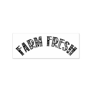 Bauernhof frisch gummistempel