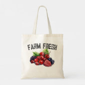 Bauernhof Frische Berries Tote Tasche (Rückseite)