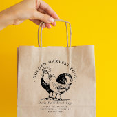 Bauernhof Frische Bio Hühnereier Farm Gummistempel