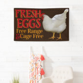 Bauernhof-frische Eier für Banner (Insitu)