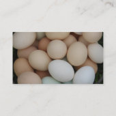 Bauernhof-frische Eier für Verkauf Visitenkarte (Rückseite)