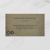 Bauernhof Frische Eier Land Visitenkarte (Rückseite)