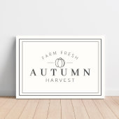 Bauernhof Frische Herbsternte Leinwand