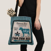 Bauernhof-frische Milch-personalisierte Tasche (Von Nahem)