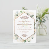 Bauernhof Frische Rustikale Hochzeit im Herbst Einladung (Stehend Vorderseite)