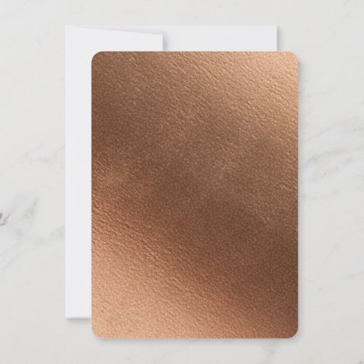 Bauernhof Frische Rustikale Hochzeit im Herbst Einladung (Rückseite)