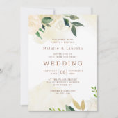 Bauernhof Frische Rustikale Hochzeit im Herbst Einladung (Vorderseite)