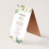 Bauernhof Frische rustikale Landfeier Programm (Vorderseite)