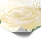 Bauernhof Frische Rustikale Landflora Begrüßungsze Poster (Ecke)