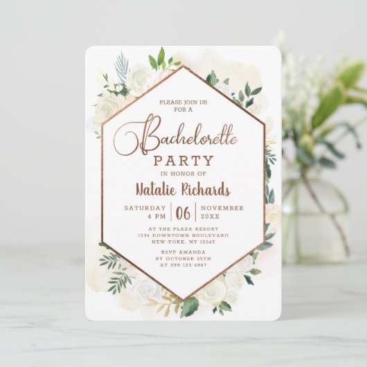 Bauernhof Frische Rustikale Landschaft Junggeselin Einladung (Stehend Vorderseite)