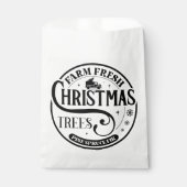 Bauernhof Frische Weihnachtsbäume Pine Spruce Fir Geschenktütchen (Vorderseite)