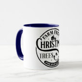 Bauernhof Frische Weihnachtsbäume Pine Spruce Fir Tasse (Vorderseite Links)