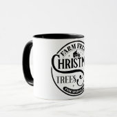 Bauernhof Frische Weihnachtsbäume Pine Spruce Fir Tasse (Vorderseite Links)