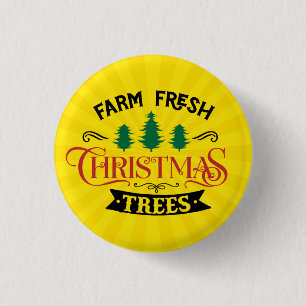 Bauernhof Frische Weihnachtsbaumen Design-54394 Button
